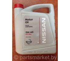 Nissan Motor Oil 5W-40 5л